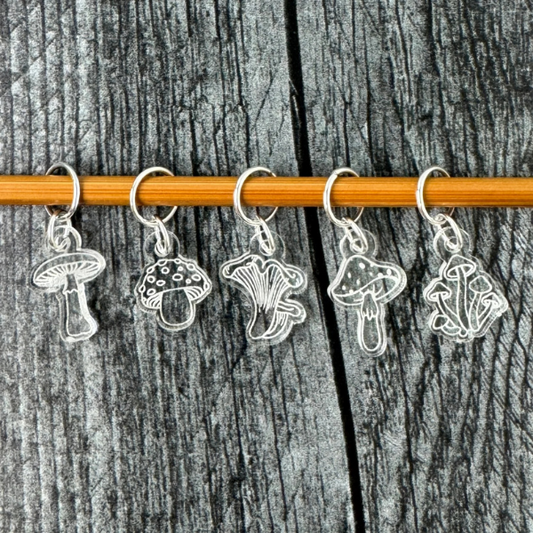 Mushroom Stitch Markers