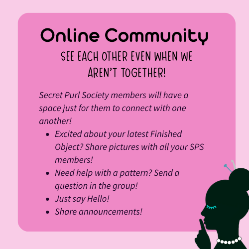 Secret Purl Society 2026