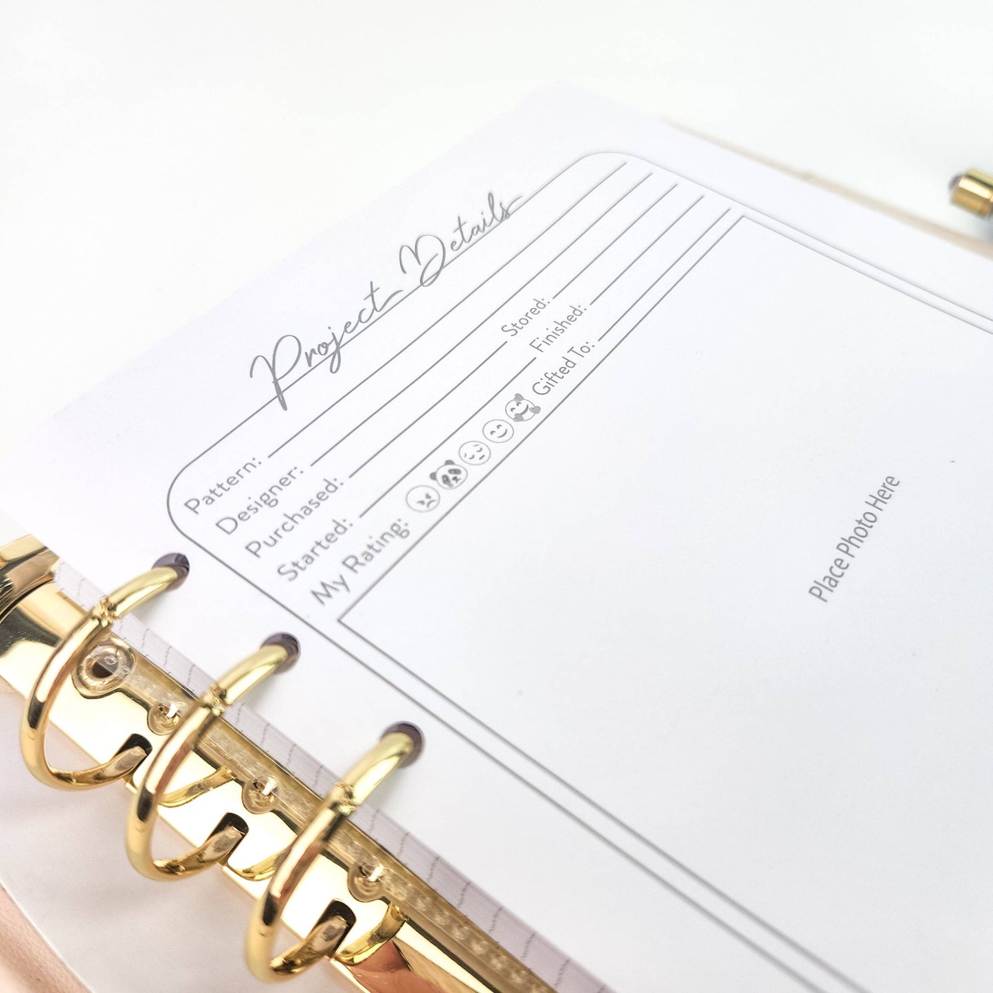 Purple Heart Project Journal Planner for Knitters & Crocheters