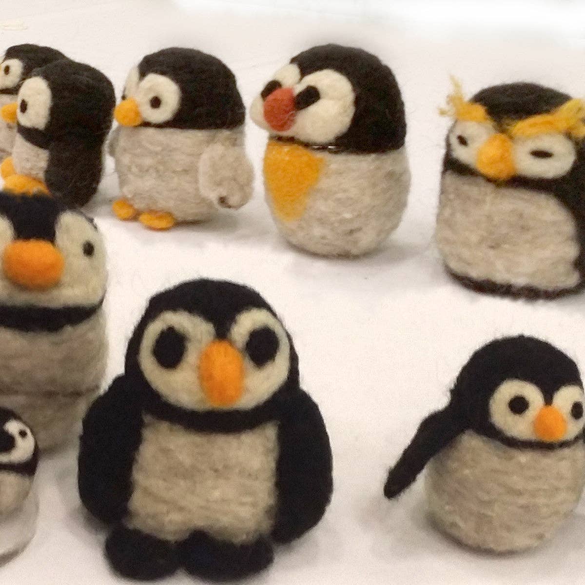 Needle Felting Penguin Kit