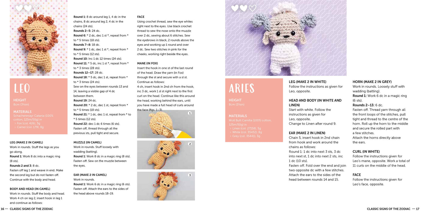 Mini Amigurumi Zodiac