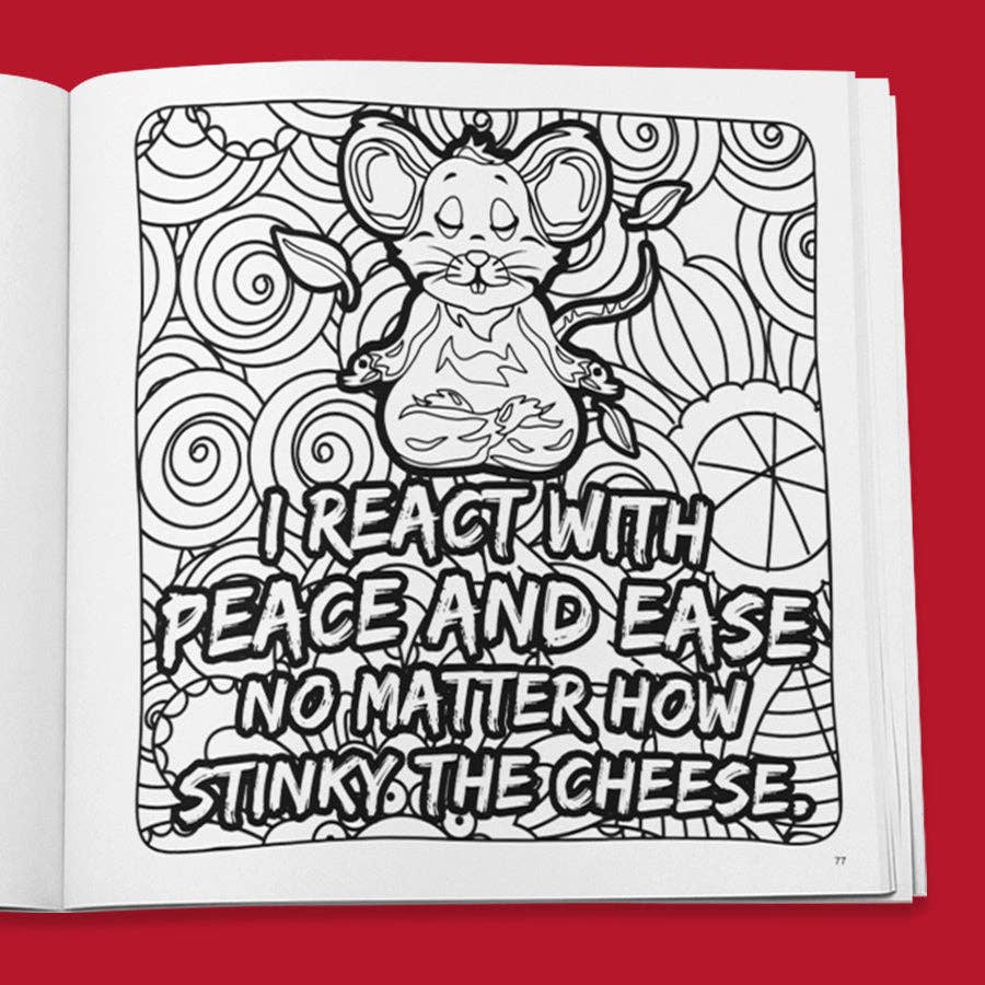 Sweet-Ass Affirmations 2 Coloring Book