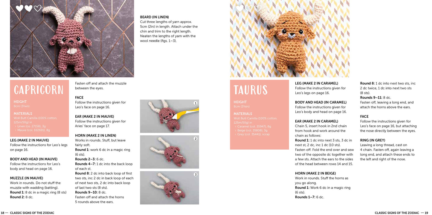 Mini Amigurumi Zodiac