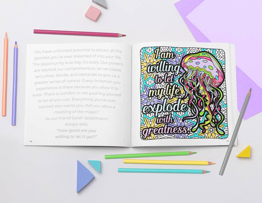 Sweet-Ass Affirmations 2 Coloring Book