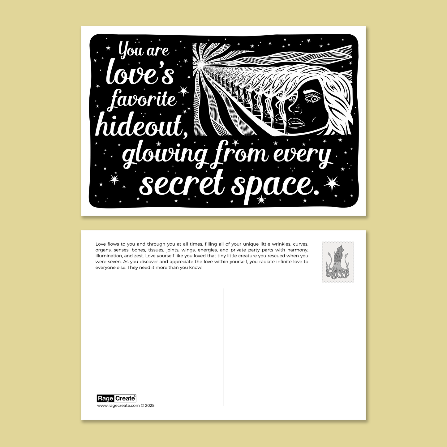 Sweet-Ass Affirmations 2 Postcards Magical Pack (22 Cards)