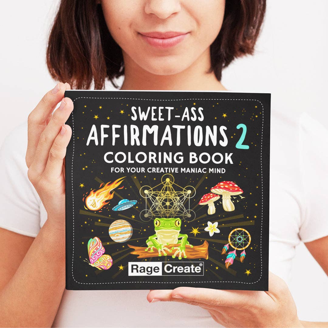 Sweet-Ass Affirmations 2 Coloring Book
