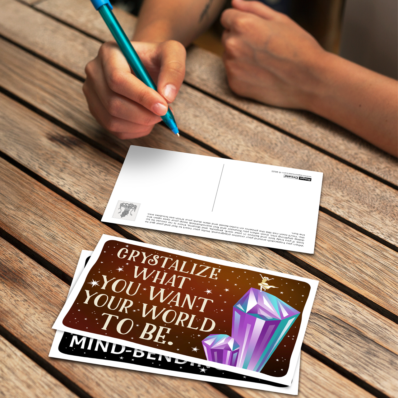 Sweet-Ass Affirmations 2 Postcards Magical Pack (22 Cards)