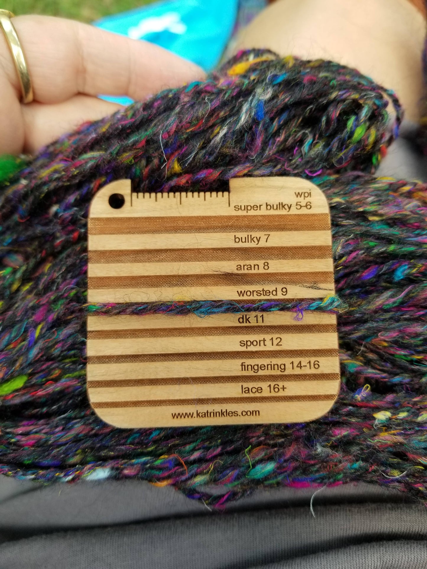 Yarn Weight Gauge Mini Tool