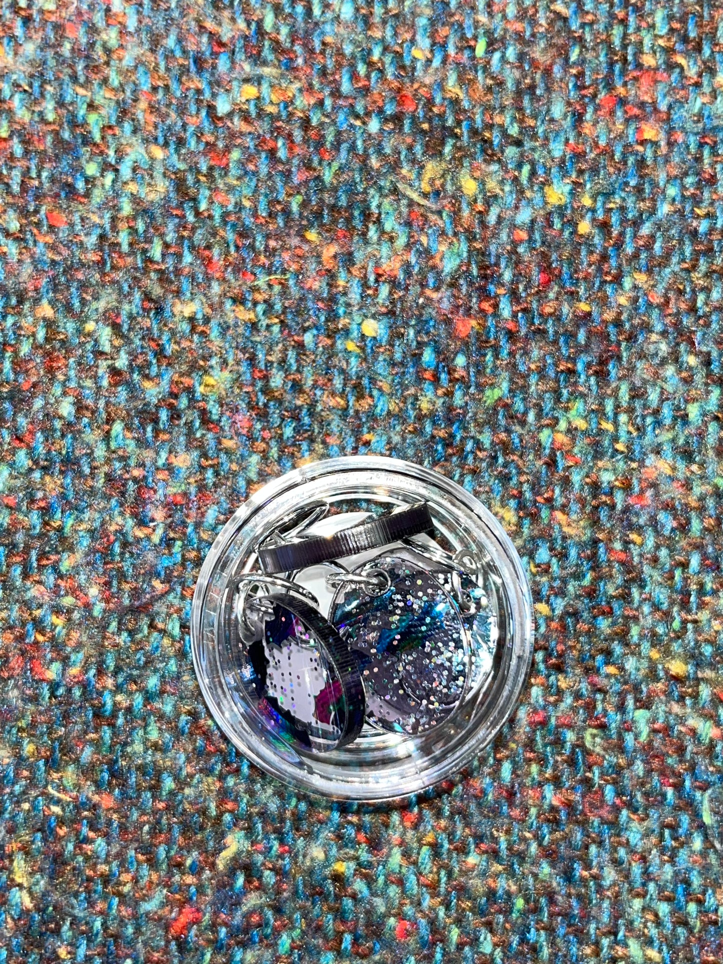 Oval Acrylic Stitch Markers, Set of 5