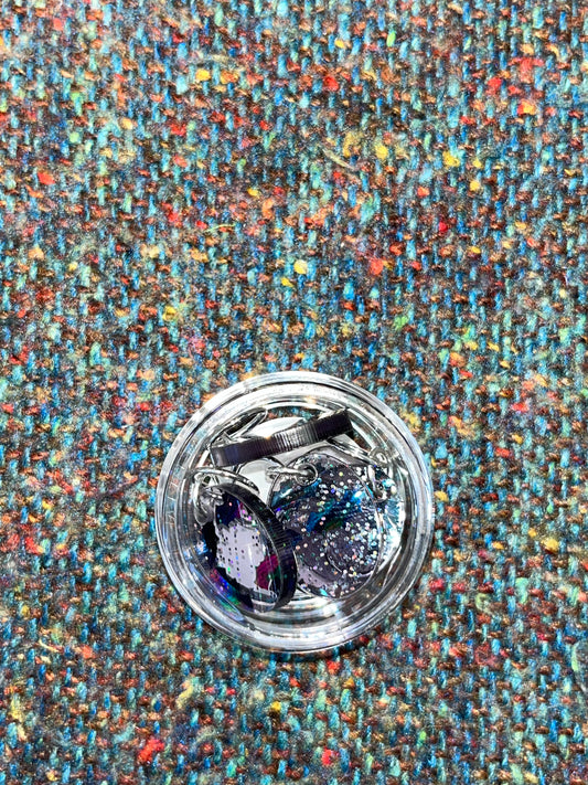 Oval Acrylic Stitch Markers, Set of 5