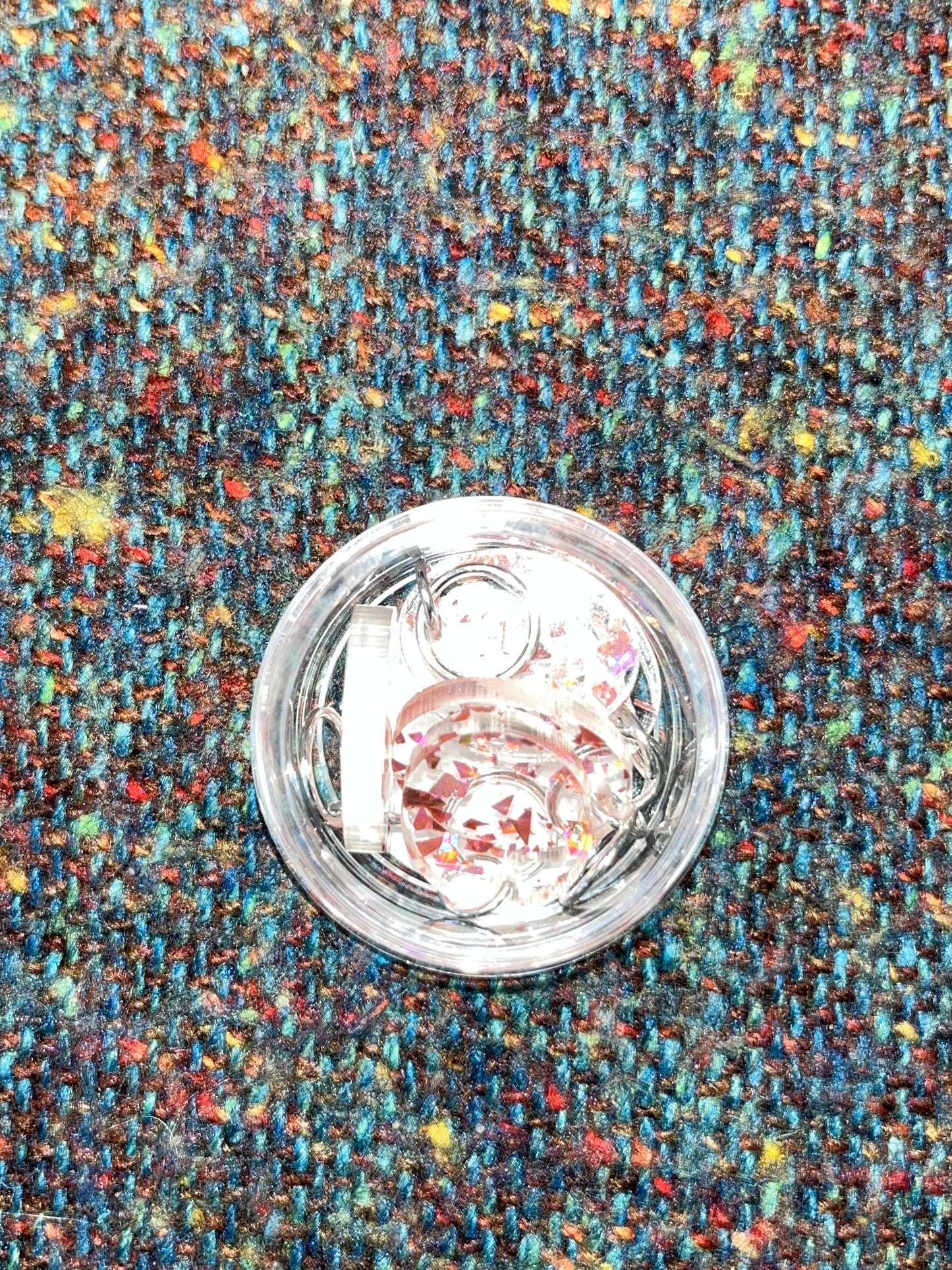 Oval Acrylic Stitch Markers, Set of 5