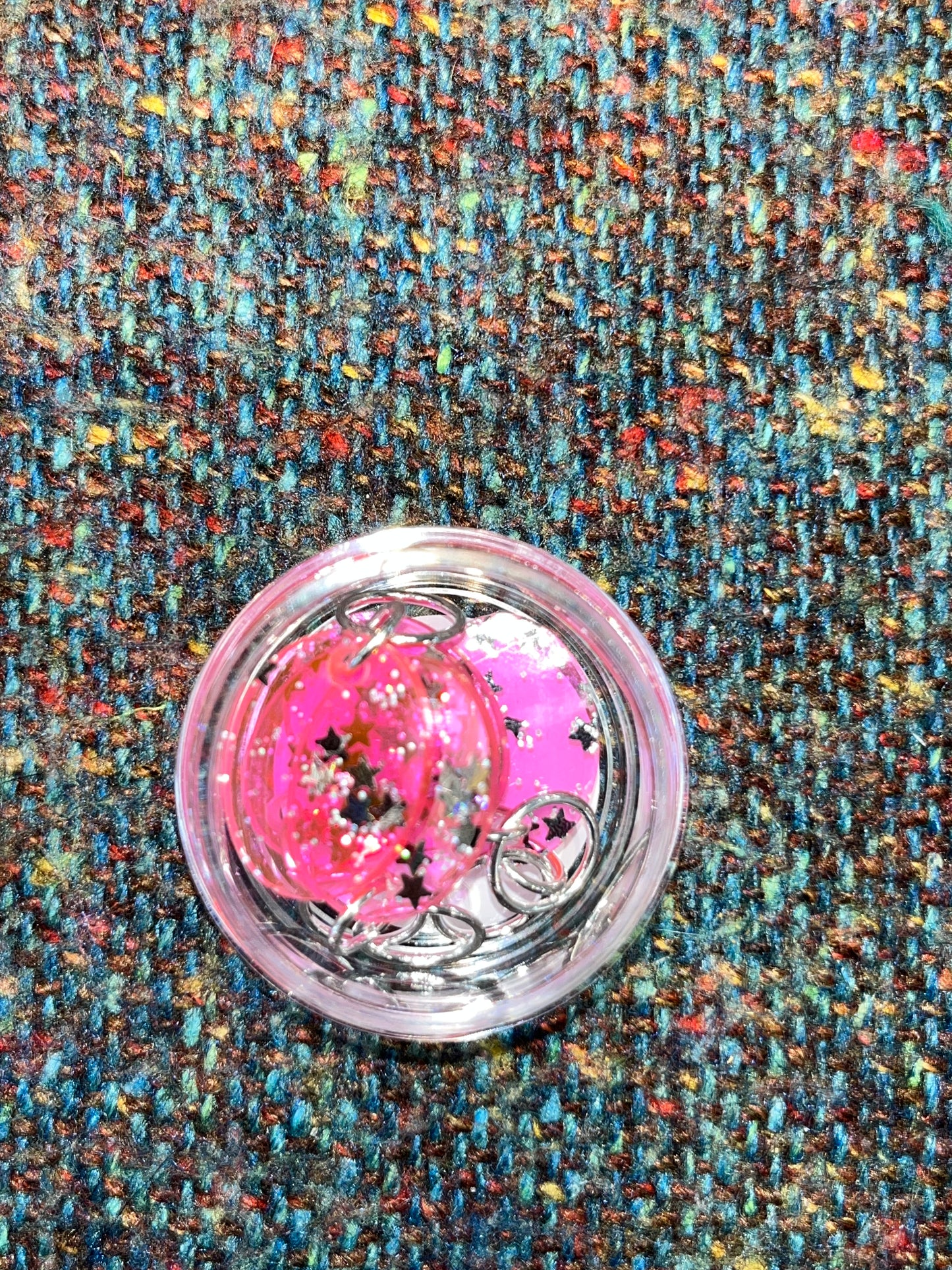 Oval Acrylic Stitch Markers, Set of 5